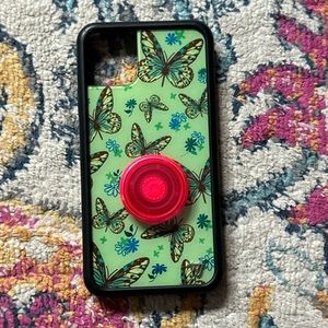 Green butterfly wildflower phone case iPhone 11 Pro Max